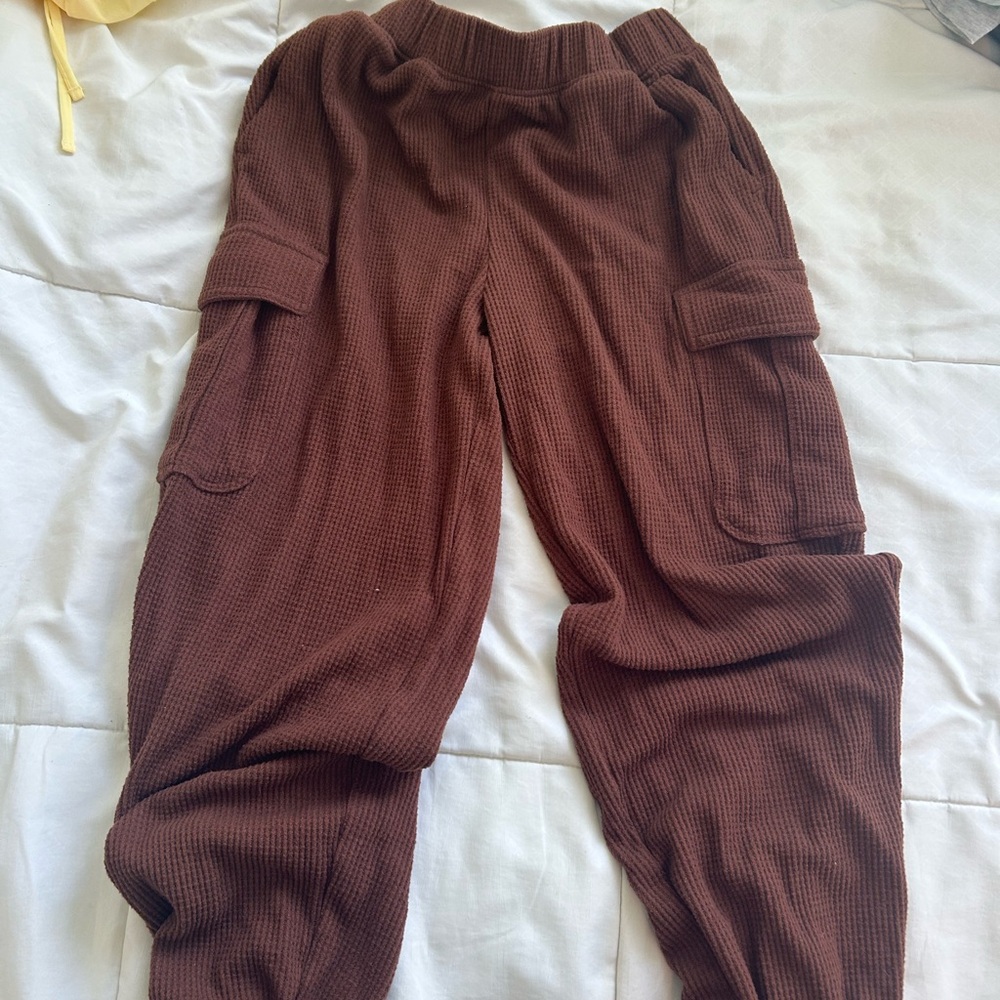 Aerie Rust Knit Pants